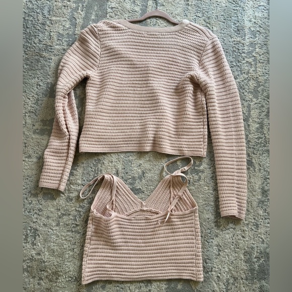 And Now This Blush Pink Sweater and Halter ins Medium - Picture 2 of 2